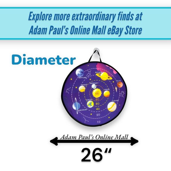 Outer Space Foam Rocket Toss Dart Game Birthday Party Sci-Fi Kids 3+ Galaxy NEW - Picture 5 of 16